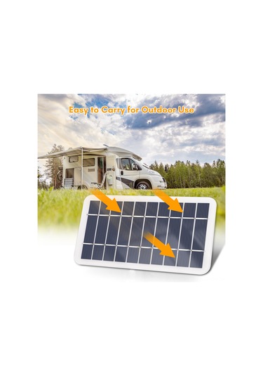 Suofeng 5v 2w Güneş Paneli, Micro Usb Arayüzlü Güneş Şarj Cihazı, 3m Kablolu Dıy Güneş Şarjörü 16x9.5cm