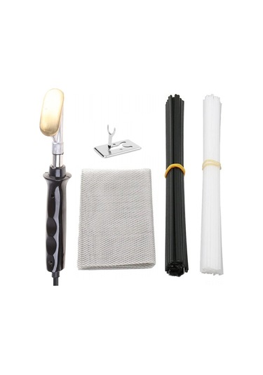 Honmex Plastik Araç Yıkama, Deri Çizik Giderici Ve Düzleştirici Mini Elektrik Ütü - 50w Güç, Avrupa Şarj, Tam Zımba Seti