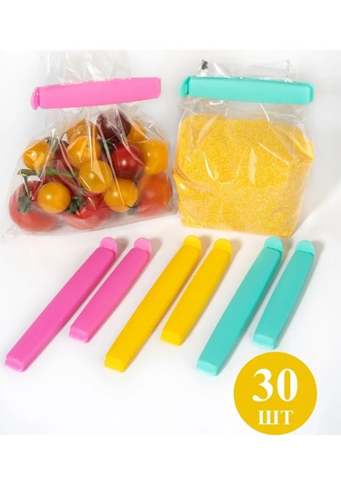 Gred Mutfak Poşetleri İçin 30 Adet Klips 287932091 Pembe