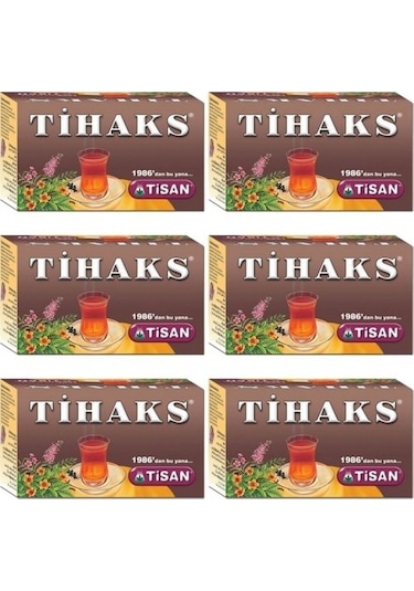 Tisan Tihaks Karışık Bitki Süzen Poşet Çay 6 x 20'li