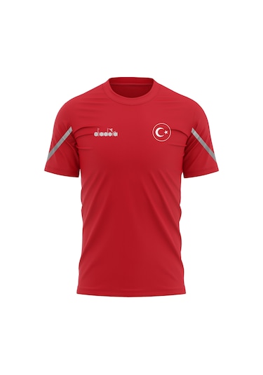 Diadora Alto 25 Milli Takım Antrenman Tişört Kırmızı