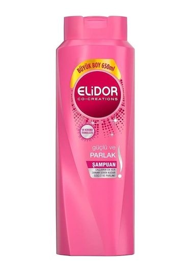Elidor Güçlü Parlak 2 in 1 Şampuan 650 ML