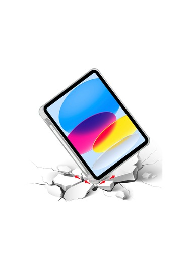 İpad 10.nesil 10.9 İnç 2022 Uyumlu Üçgen Katlanabilir Kalemlikli Yatay Dikey Standlı Akıllı Kılıf Tablet Kılıfı