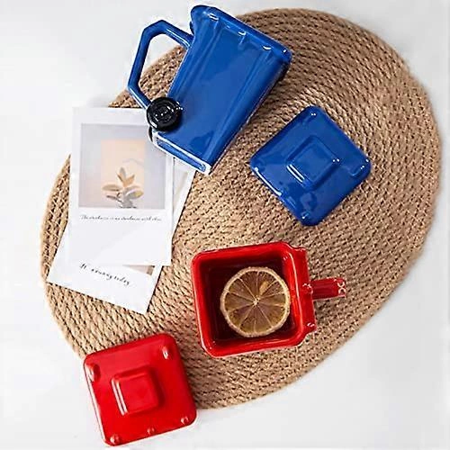 Tekerlekli Çöp Kovası Seramik Kupa, Çöp Kovası Yaratıcı Kahve Kupası, Komik Çöp Kovası Kupa, Geri Dönüşüm Kupası, Erkekler Ve Kadınlar İçin Yeni Hediyeler, 400ml