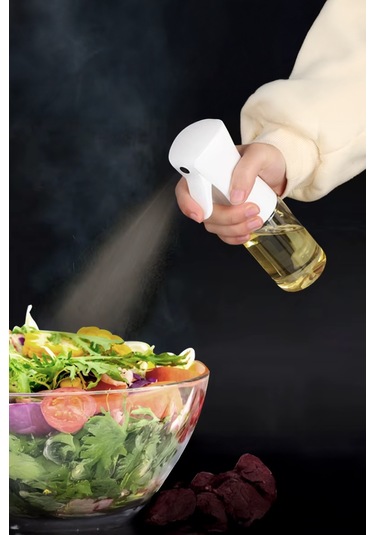Airfryer Uyumlu Sprey Yağdanlık 260 Ml Cam Şişe,yağ Püskürtücü Fritöz Izgara Salata Şeffaf