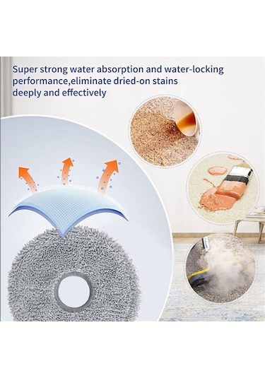 Xurunkeji Xiaomi Robot Vakum X20 Max / D109gl Yedek Parçaları Ana Fırça Yan Fırça Hepa Filtre Paspas Bezi Toz Torbası