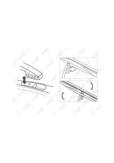 Lynxauto Arka Cam Sileceği Fırçası Mıtsubıshı Asx 25cm 147119985