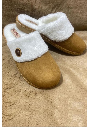 Modafrato Carmen Kadın Ev Terliği Kışlık Topuklu Terlik 001