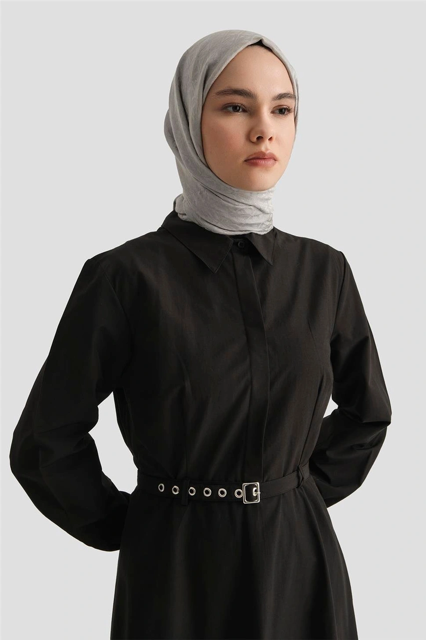 Armine Elbise 25yd9178 Siyah Siyah