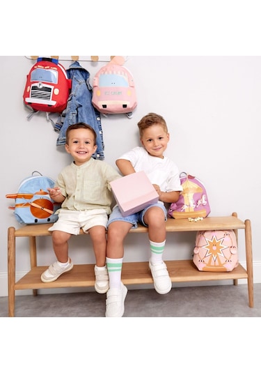 Lassig Tiny Drivers Sırt Çantası Propeller Plane Çok Renkli