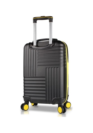 My Valice Puzzle Abs Küçük Kabin Boy Siyah Valiz Siyah