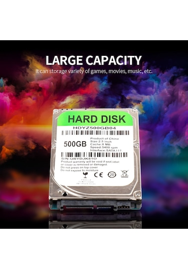 Neevoyu 2.5 İnç Sata Iıı Mekanik Disk, 320gb Kapasite, 8mb Önbellek, 5400rpm Hızı - Hdyz320gb04