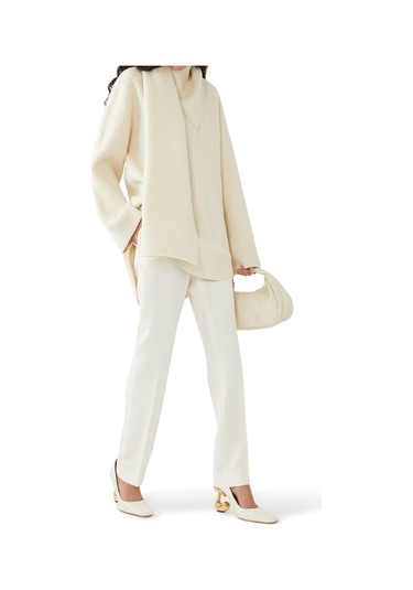 Toteme Düşük Bel Slim Pantolon Creme
