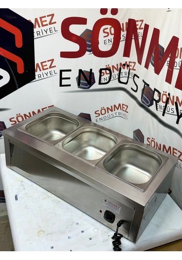 Sönmez 3'lü Benmari 1/2 Gn Set Üstü Elektrikli 87x40 Cm