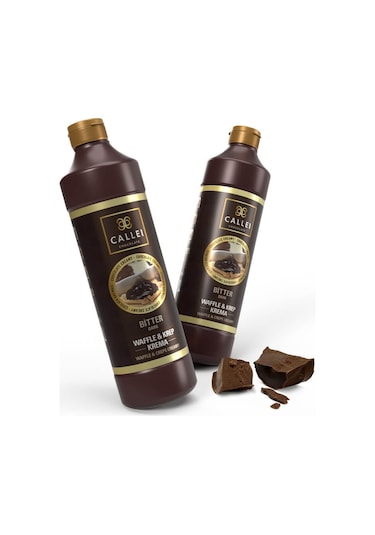Callei Bitter Waffle Çikolatası Şişe 2 x 1 KG