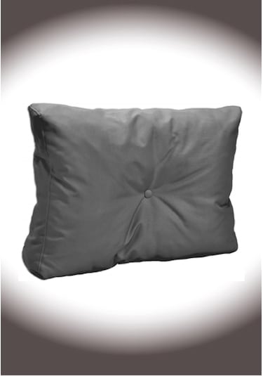 Dış Ve Iç Mekan Palet Bahçe Balkon Havuz Başı Yat Minderi Koltuk Minderi Yan Kol Gri