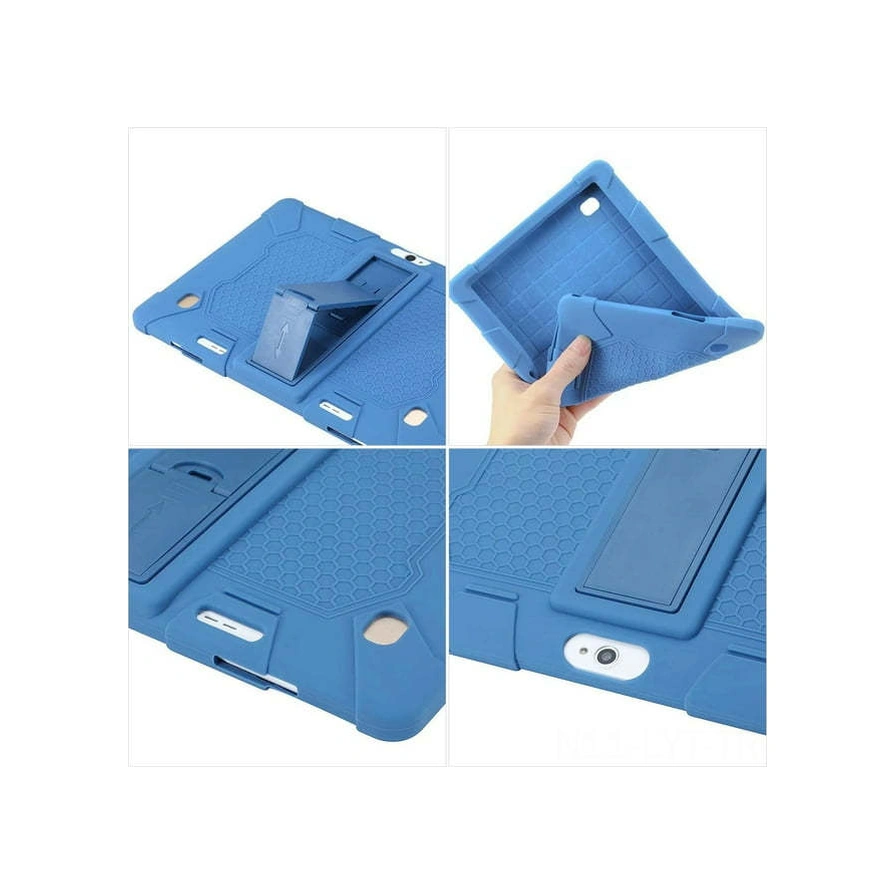 Youtek 10.1 İnç Tablet Koruması: Universal Deri Kılıf, Yerleşik Stand Ve Silikon İç Çeper İle Yeşil