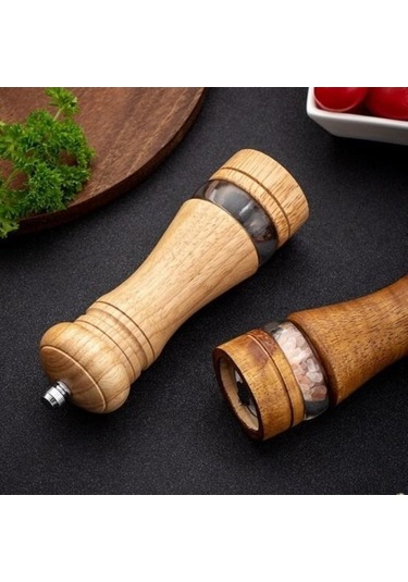 Besthome1 Haki 6 İnç Tuz Öğütücü, Pürüzsüz Yüzey, Kullanışlı Mutfak Aracı Haki