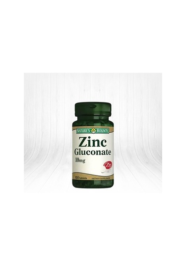 Nature's Bounty Zinc Gluconate 10 mg Çinko 100 Tablet