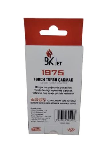 Bkjet Torch Turbo Pürmüz Ayarlanabilir Doldurulabilir Çakmak