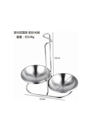 Mufunye Ev Ve Restoran Çelik Mutfak Rakımı - İki Yönlü Kaşık Tutucu - Akışkanlı Depolama Tası - Dayanıklı Malzeme İle Üretildi Diğer