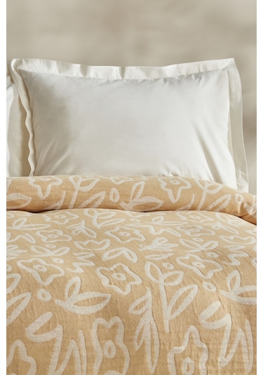 Karaca Home Bouquet Çift Kişilik Müslin Pike Sarı 200.22.11.0299