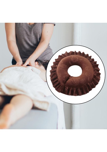 Suntek Boyun Yastığı U Şekilli Yıkanabilir Kahverengi Kahverengi