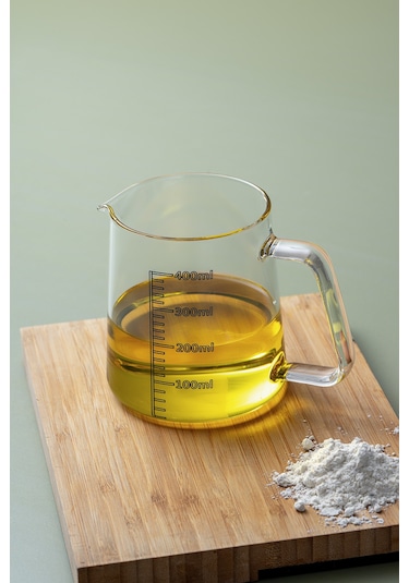 Emsan Lia Borosilikat Ölçü Kabı 400 Ml Şeffaf