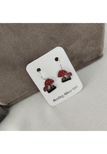 927 Ayar Gümüş Çocuk Küpesi Zarif Ve Güvenli Tasarım Model 3 Gümüş