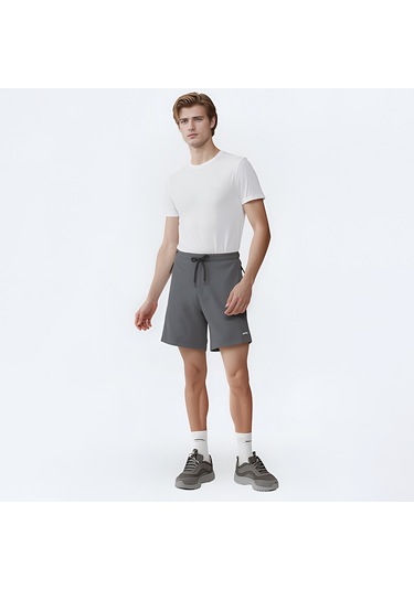 Slazenger VILTE I Erkek Cepli Koyu Gri Şort