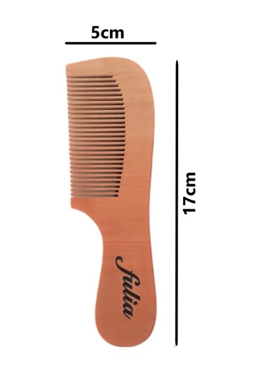 Fulia Doğal Keçi Kılı Bebek Saç Fırçası + Ahşap Tarak