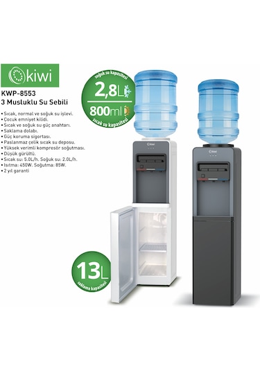 Kiwi KWP 8553 Su Sebili Siyah