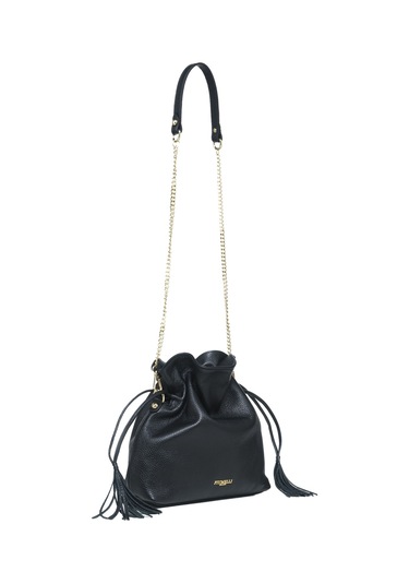 Omuz Çantası Kadın Raquel Piumelli Milano Bag D28 Black Siyah