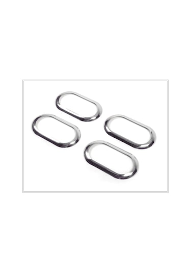 Dacia Sandero Krom İç Kapı Kolu Çerçeve 4Pcs. P.Çelik 2006-2012