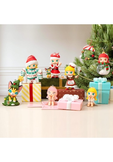 Pop Mart Molly Castle Miracle Box Serisi Figürler ,aksiyon Figürleri, Koleksiyon Figürleri Biblo