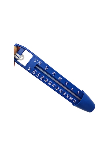 Kangvka Halka Yüzücü Mavi Havuz Sıcaklık Ölçerü - Pp Malzeme, 0-50 C Aralığı, Kordonlu Kullanim