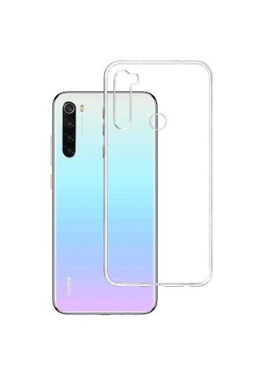 Xiaomi Redmi Note 8 Kılıf Şeffaf Silikon Tam Koruma Hibrit