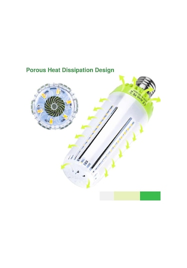 Beyaz E27/e14 Led Mısır Ampul 10w 15w 20w Led Lamba 85v-265v Açık Kare Oyun Alanı Depo Aydınlatma İçin Alüminyum Ampul E27 10w Transparent