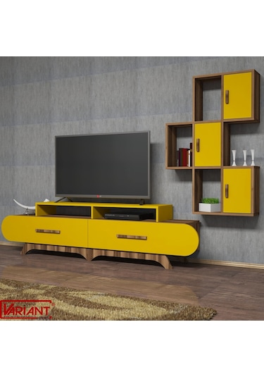 Variant Flora Duvar Raflı Tv Ünitesi (210589045)