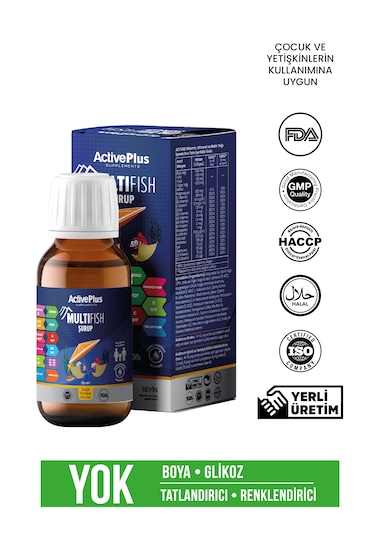 Active Plus Multifish Şurup 150 Ml