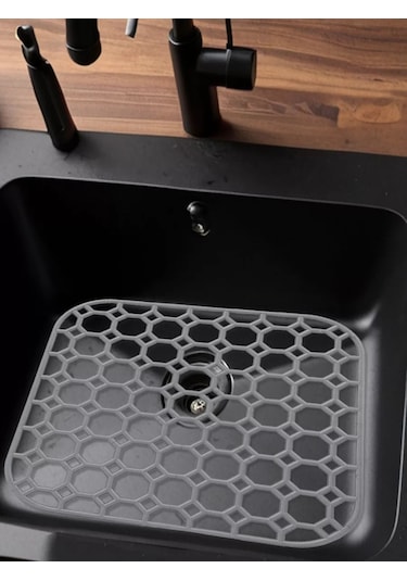 Vasilisa Krasa Mutfak Lavabosu İçin Izgara, Kare 25,5 25,5 Cm 211254956 Gri