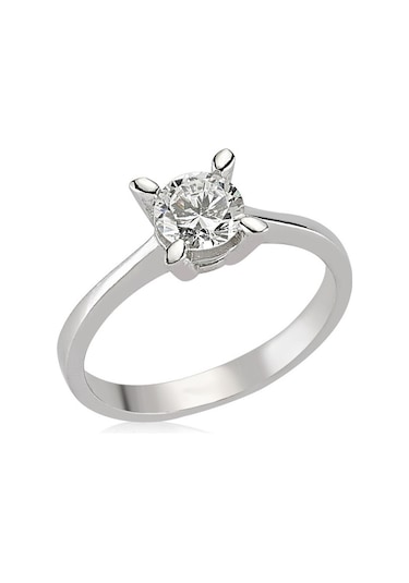 Gümüş Beştaş Tektaş Yüzük Ikili Set Sevgiliye Hediye Wsr92