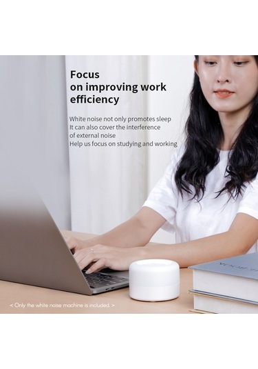 Fortunelane 7 Renkli Uyku Lambası İle Bebek Sakinleştirici, 12 Beyaz Gürültü, 3 Zamanlayıcı, Usb-c Şarjlı 2000mah Batarya Beyaz Beyaz