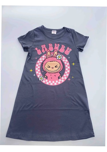 Fleurtex Pamuklu Geceliği Ev Elbisesi Labubu 155014033