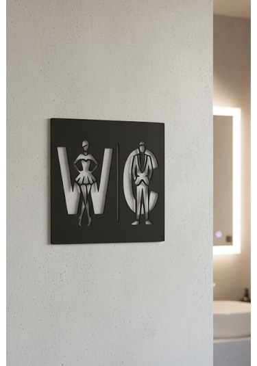 Wc Tabelası, Tuvalet Levhası, Kadın Erkek Tabela, Yönlendirme Levhaları 43