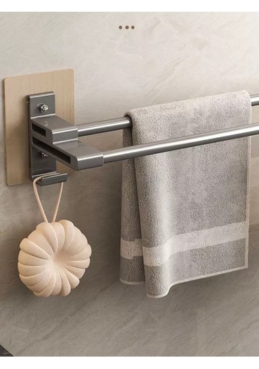 Vesalka Dla Polotenec Drilleme Gerektirmeyen 50 Cm Kendinden Yapışkanlık Havlu Askısı 230575196 Gri