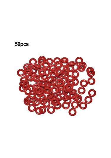 Gıda Sınıfı Silikon O-halkalar Kırmızı Bira Grubu Dayanıklı 50pcs