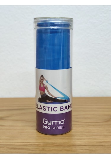 Gymo Egzersiz Pilates Yoga Esnetme Bandı Direnç Lastiği Mavi