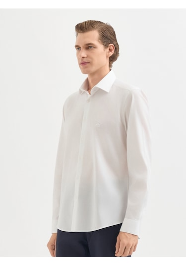 Karaca Erkek Modern Fıt Gömlek-beyaz 11.25w.04.023 Beyaz