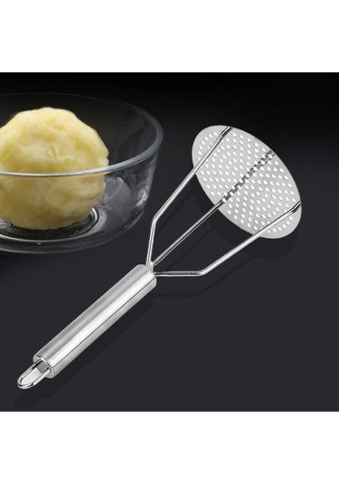 Patates Kırıcı Pratik Aşındırıcı Olmayan Yeniden Kullanılabilir Paslanmaz Çelik Ezici Fırında Mağaza Temini